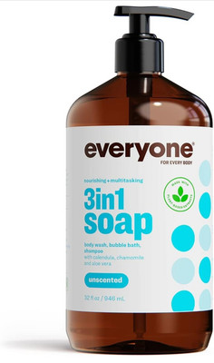 Everyone 3 In 1 Soap Unscented 32 oz