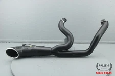 2013 Harley Road Glide WYATT GATLING Exhaust Muffler Header Pipe 2-1 BLACK #4134