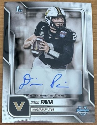 2025 Bowman U Chrome - Diego Pavia 1st Bowman Prospect Auto #BCA-DPA (RC) (AU)