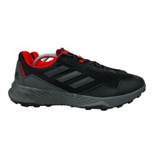Adidas Tracefinder Black Solar Red Trail Shoes Q47236 Men's Size 11