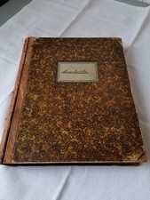 Gro&szlig;es altes handschriftliches Notenbuch, Walzer, M&auml;rsche, Foxtrott, Operetten..