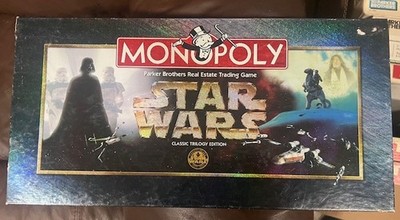 Monopoly Star Wars Classic Trilogy Edition board game (1997), 100% complete 