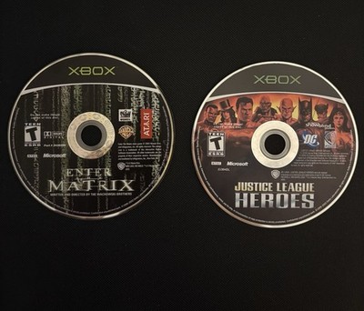 Xbox Games (Justice League Heroes, Enter The Matrix)