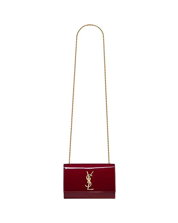 SAINT LAURENT Kate Small $2250 Grenade Small Shoulder Bag New