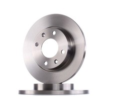 2x BOSCH Bremsscheiben Vorne passend für PEUGEOT 206 Schrägheck (2A/C)