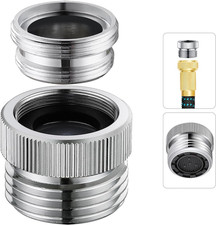 Faucet Adapter with Aerator Faucet to Hose Adapter, Faucet Adapter to Garden Hos