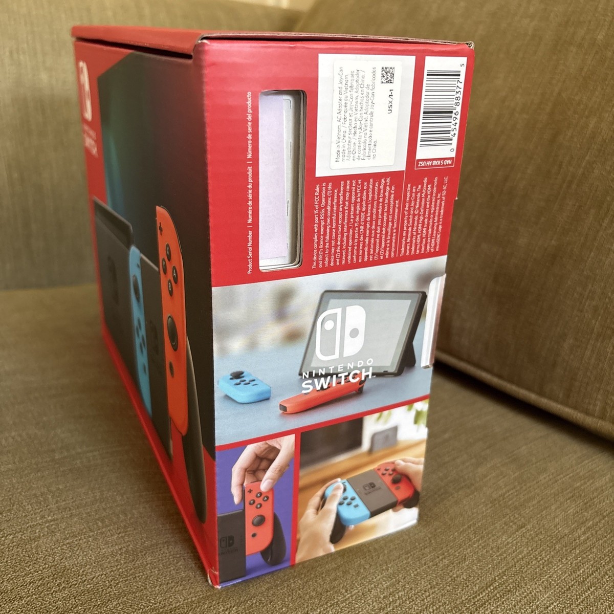Nintendo Switch 本体 Joy-Con付（赤/黒）HAC-001 Nintendo Switch with Neon Blue and Neon Red Joy-Con (HAC-001