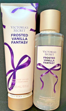Victoria's Secret Frosted Vanilla Fantasy Fragrance Mist  Body Lotion Gift Set
