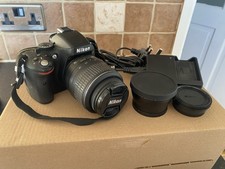Nikon D5100 DSLR Camera with 18-55mm Lens And X2 Lens - Good Working