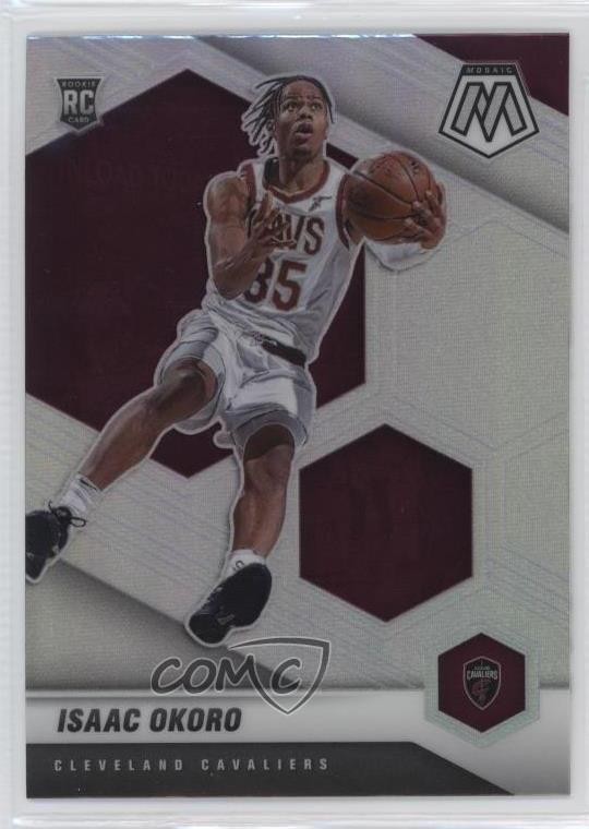 2020-21 Panini Mosaic Rookie Silver Prizm Isaac Okoro #212 Rookie RC 13c1