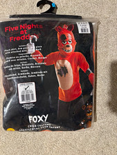 Rubie's Five Nights at Freddy's Foxy Plush Costume Complete Outfit, 12-14 Orange
