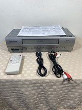 Emerson VCR EWV404 VHS Player/Recorder - Remote-Owners Manual-AV Cords- TESTED