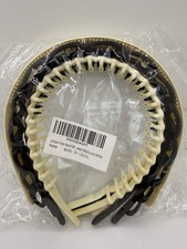 Lot of 7 Black & White Plastic Adjustable Hea...