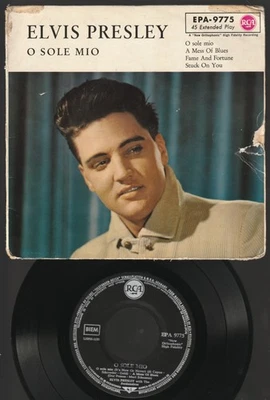 ♫ EP 1960 Elvis Presley O SOLE MIO  RCA EPA 9775  s7 Germany DICKE PRESSUNG EX ♫ - Bild 1 von 2