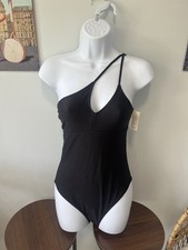 AERIE NWT Black One Piece Swimsuit Bathing Suit Size - Small - S-V