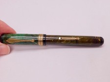 Vintage Waterman Ideal Patrician Fountain Pen Greens Moss Agate READ
