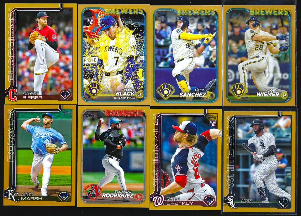 MLB Topps Gold 31 tarjetas ¡¡¡Lote!!! TODAS las tarjetas están numeradas /2023/2024/2025, ¡novatos! Foto 2 de 4