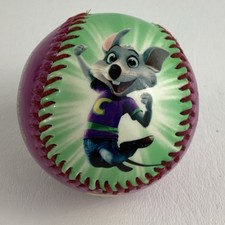 Chuck E Cheese's Baseball Sports Toy Glossy Purple Ball Mascot Mouse Game Prize