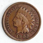 ⭐ 1902 Indian Head Cent Penny Coin ⭐ BEAUTIFUL 124 YEARS OLD [ACTUAL  COIN] ⭐ 💖