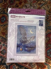 Magic Owl Counted Cross Stitch Kit by Riolis 1872