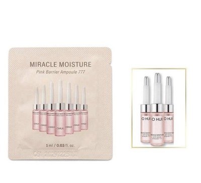 O HUI Miracle Moisture Pink Barrier Ampoule 777  1ml x 40pcs OHUI