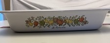 CorningWare Le Romarin Rectangular Enameled Casserole Pan 12.75x10.5x2.13in A-21