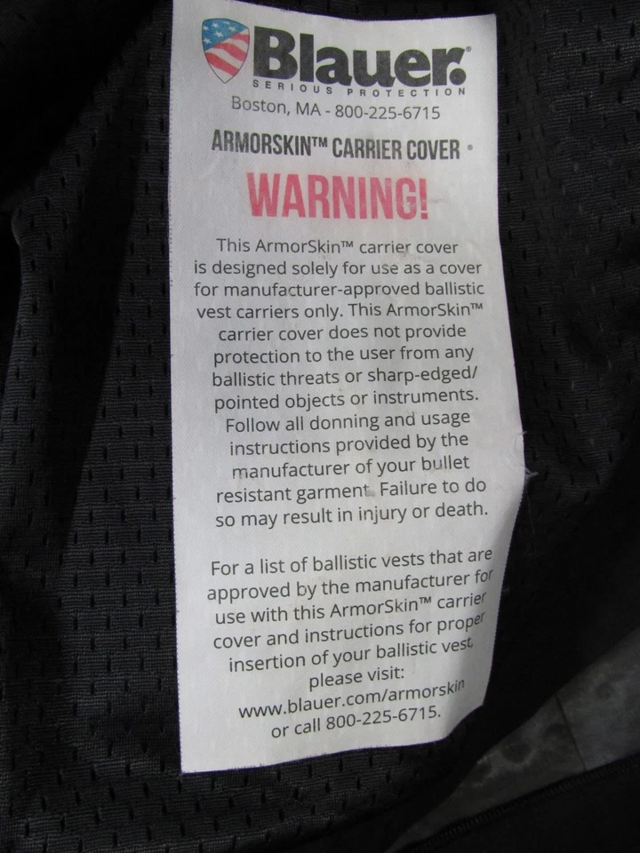CHALECO DE PIEL BLINDADA EXTERIOR Blauer 8470XP Mezcla de Lana - Talla XL - Usado Foto 4 de 4