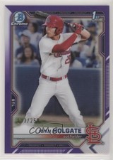 2021 Bowman Draft Chrome Purple Refractor 133/250 Ryan Holgate #BDC-148 s3g