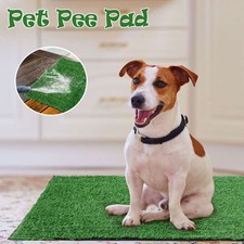 Indoor Puppy Pee Pad Dog Mat Artificial Grass Home Pet Training Toilet Washable