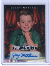 JERRY MATHERS 2026 LEAF POP CENTURY AUTO LAVA 1/1 LEAVE IT TO BEAVER SIGNED SSP