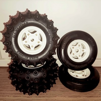 TAMIYA SUPER GRIPPER TYRES Compatible BISON F-10 Nikko