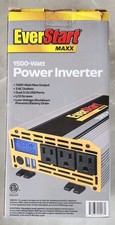 EVERSTART MAXX 1500 WATT AUTOMOTIVE POWER INVERTER USB POWER/DIGITAL RETAIL 179