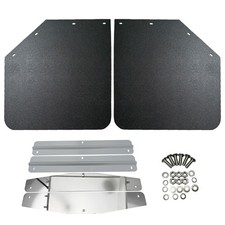 Pair Angled 24"x 24" Heavy Duty Polymer Mudflaps
