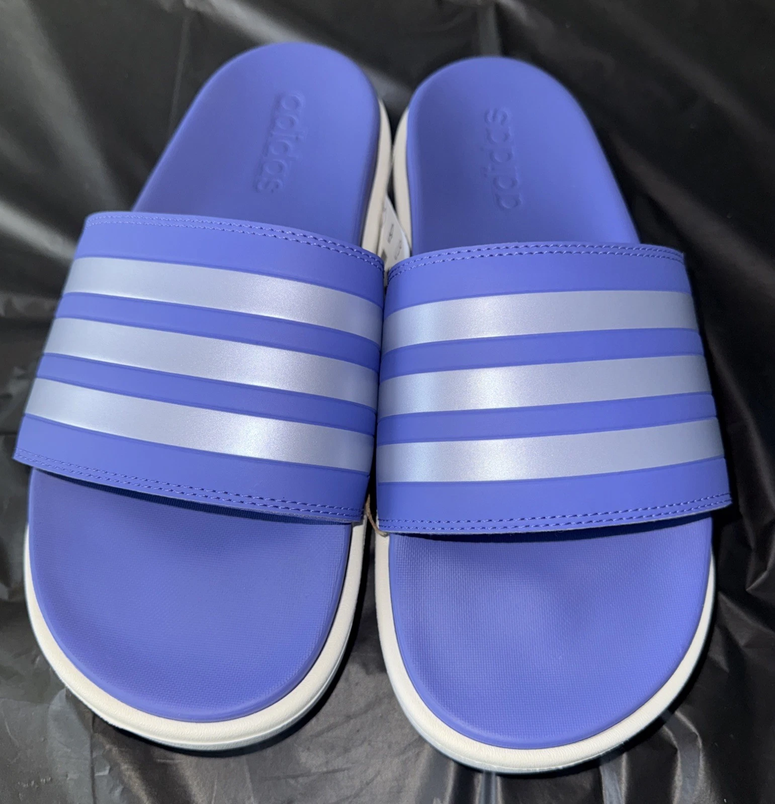 Adidas Adilette Platform sandalo donna slide blu taglia 10 IF6922