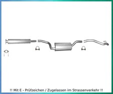 Auspuffanlage Ford Focus C-Max 1.6 1.8 2.0 Auspuff Endrohr Mitteltopf 