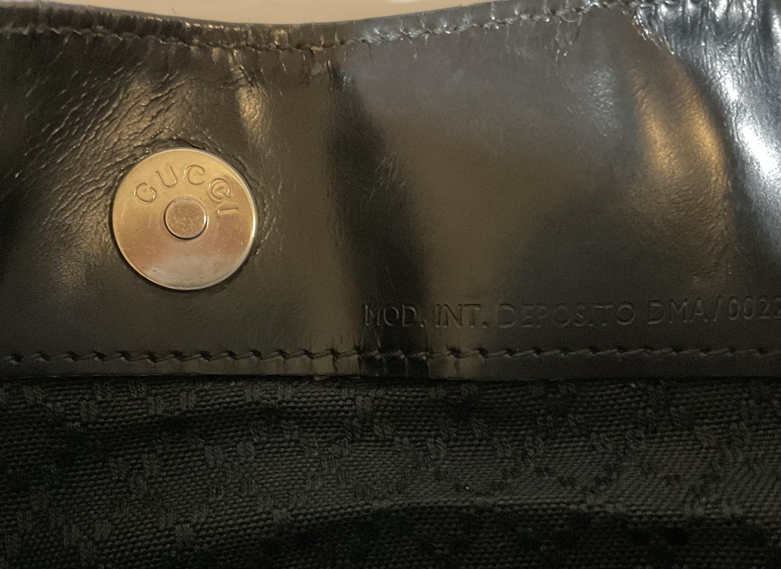 Authentic Gucci Vintage Black Nylon Hobo Bag With Bamboo Handle thumbnail 6