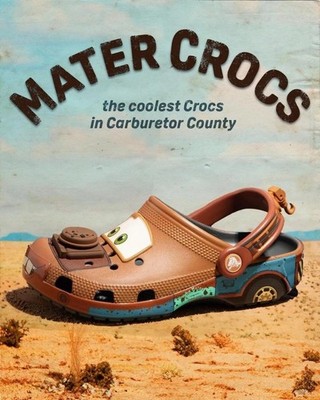 Crocs Disney Pixar Cars Hook Mater Clog Classic Größe 45-46