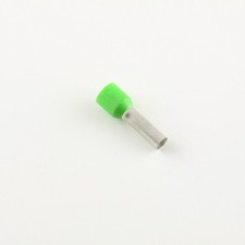 10 Ga. Green Insulated Ferrules, 0.47" Pin Lg. - pack of 100