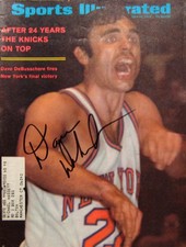 Dave DeBusschere - New York Knicks - Autographed Sports Illustrated - 5/18/1970