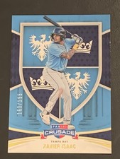 2024 Panini Crusade Xavier Isaac #134 Blue Parallel 163/199 Tampa Bay Rays 