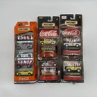 Vintage Coca-Cola Matchbox Car Set 1/64 Scale Size Set of 5 Boxes