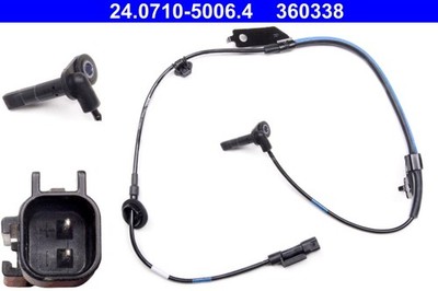 Front Right ATE 24.0710-5006.4 Sensor, Wheel Speed for Mitsubishi