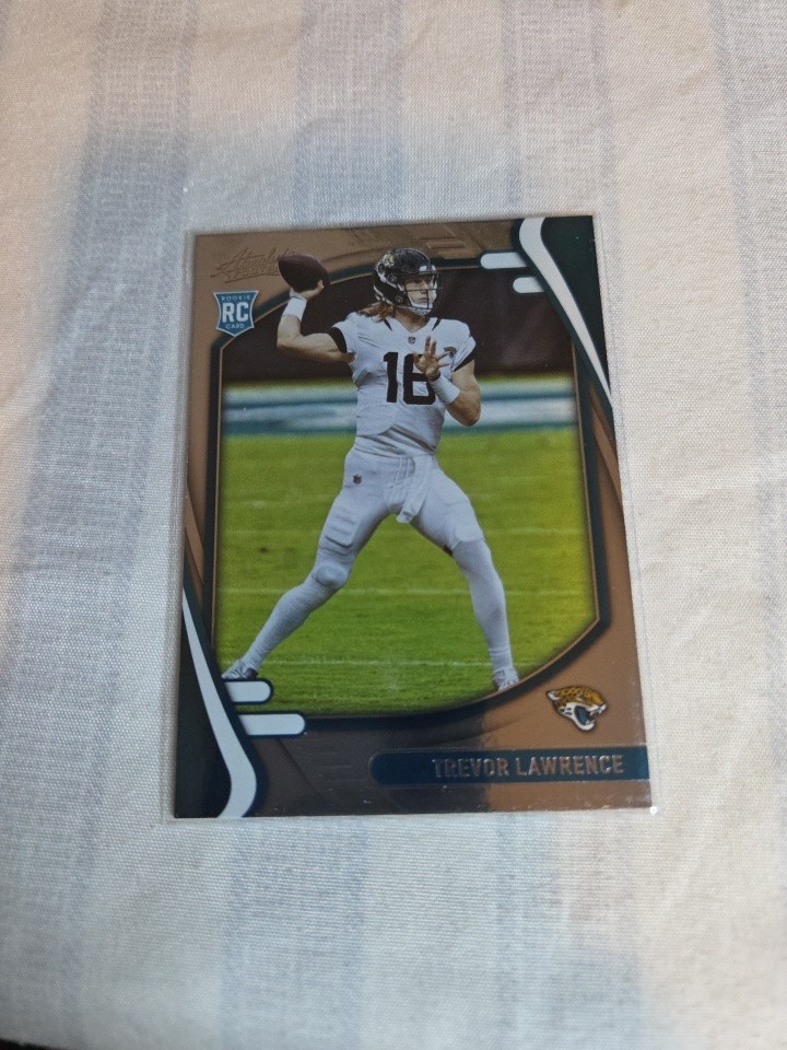 2021 Absolute Football Trevor Lawrence Rookie Card No. 101 Jaguars