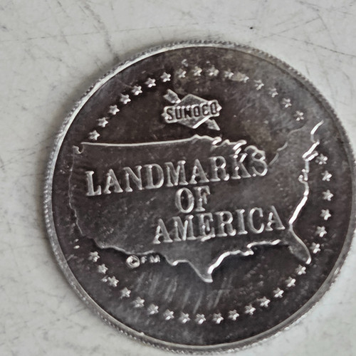 Sunoco Landmarks of America Travel Collector Coin Tokens 1960s YOU CHOOSE