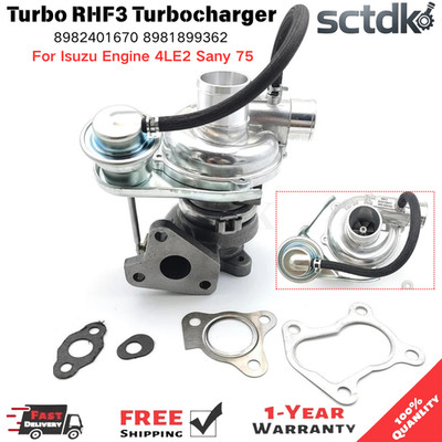 Turbo RHF3 Turbocharger 8982401670 8981899362 For Isuzu Engine 4LE2 Sany 75
