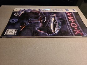 AMOK Sega Saturn Case & Manual Only