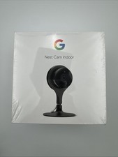 New-Sealed-Google Nest Cam Indoor-Black-1st Gen.-A0005-NC1102ES-Free Shipping 