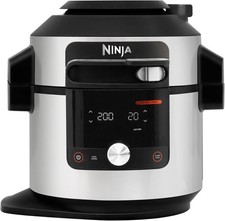 Image of Ninja OL750UK Foodi MAX SmartLid 7.5L Multi-Cooker 15-in-1 1760w Stainless Steel