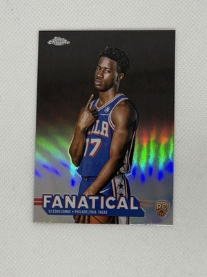 2025-26 Topps Chrome VJ Edgecombe Rookie RC Fanatical SSP CASE HIT