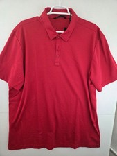 Travis Mathew Oceanside Polo Shirt Men  s 2XL Scooter Red NWT